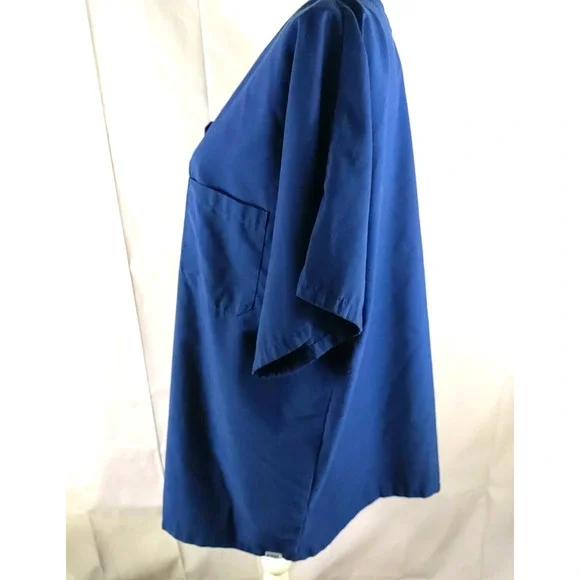 Fashion Seal Healthcare Women's Scrub Top Size x Large Regular Navy Blue - Picture 5 of 7